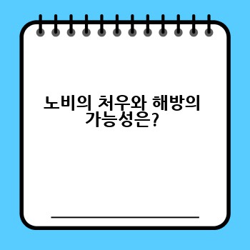 노비의 처우와 해방의 가능성은?