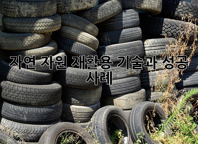 자연 자원 재활용: 기술과 성공 사례