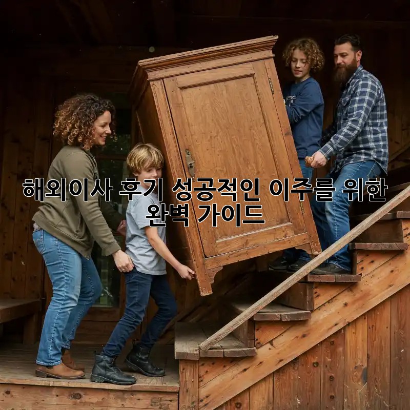 해외이사 후기: 성공적인 이주를 위한 완벽 가이드