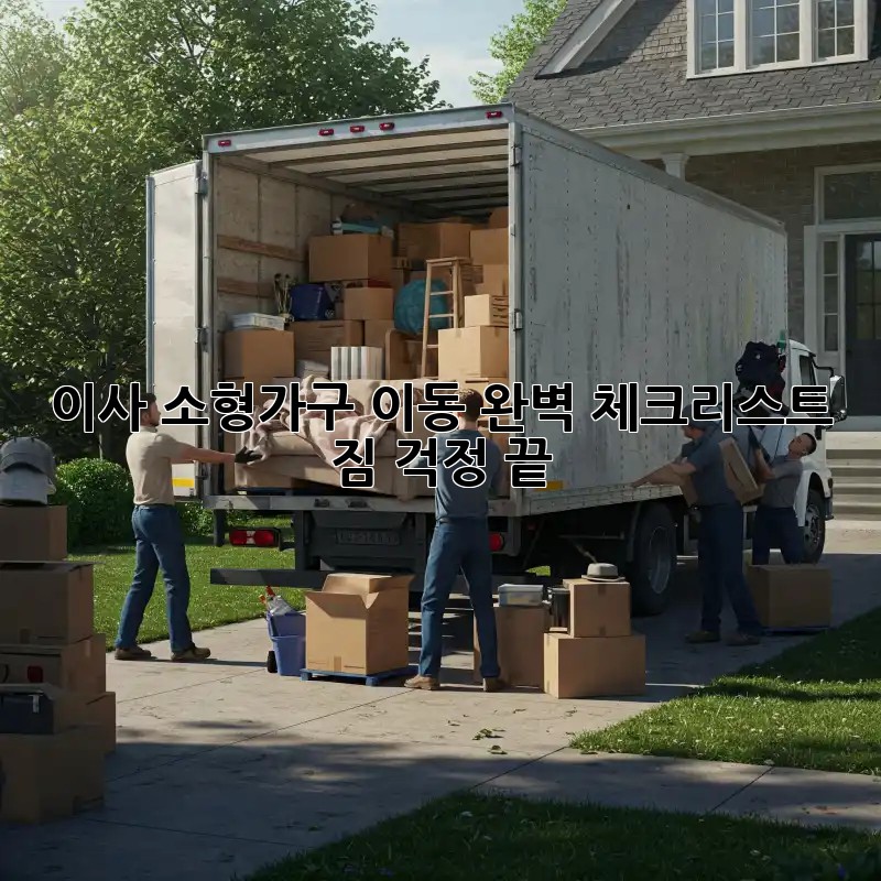 이사 소형가구 이동 완벽 체크리스트! 짐 걱정 끝! ✨